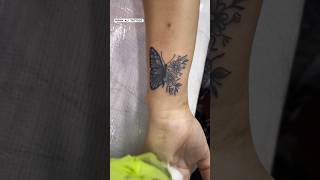 Butterfly coverup Tattoo irfanalitattooz [upl. by Leonerd276]