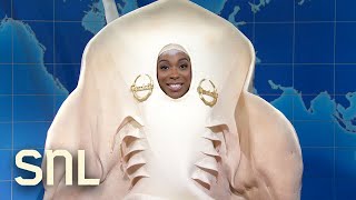 Weekend Update Charlotte the Stingray on Her Pregnancy  SNL [upl. by Guildroy]