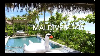 MALDIVES Waldorf Astoria Beach Villa Beijing duck Jet Ski  8 days in part 3 [upl. by Torto]