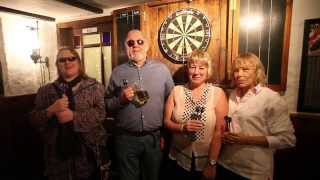 Britains first BLIND darts team play at local pub [upl. by Combe]