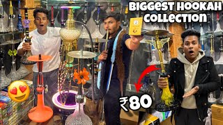 1 Lakh Ka Hookah Shopping 😱🔥 Cheapest Hookah in Delhi Hookah FlavoursChillumCoil  Shisha Store [upl. by Nuahsad]