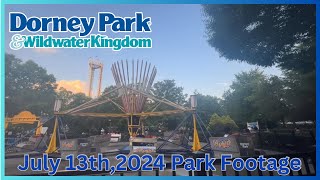 Dorney Park July 13th 2024 Park Footage [upl. by Jade]