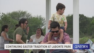 Families enjoy Easter Sunday at Corpus Christis Labonte Park [upl. by Norok]