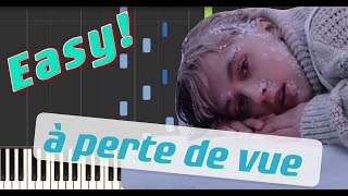 Pomme  à perte de vue  Piano Tutorial Easy [upl. by Flyn553]