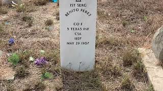 Civil War Veterans  Benito Perez amp Jesus Flores at Los Escobares Cemetery  Los EscobaresTexas [upl. by Noxid]