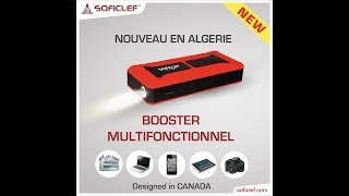 Nouveau  BOOSTER multifonctionnel portatif de Soficlef [upl. by Ellswerth]