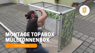 Video Anleitung Montage Mülltonnenbox Topabox [upl. by Budge]