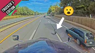 Truckers Edition Nó 97Road Rage Bad Drivers Brake Checks Dashcam caught  Instant karma [upl. by Magdaia]