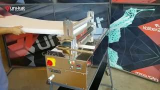 Roller Hot Melt Glue Applicator HMUK by Unikat CNC Solutions [upl. by Gnay]