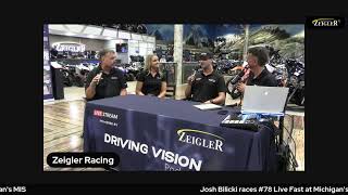 Driving Vision Podcast LIVESTREAM with Josh Bilicki at Zeigler Motorsports [upl. by Iosep]