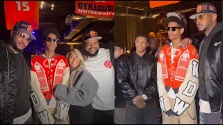 Lala amp Carmelo Anthony Throw Commitment Party For Kiya After Signing With Syracuse [upl. by Nudnarb]