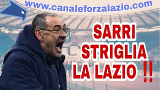 Sarri il tecnico della Lazio carico mille [upl. by Eelak]