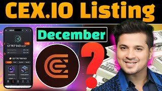 Cexio Listing kab hogi  Cexio Listing December  Cexio Listing Time  Cexio Listing date time [upl. by Klatt]