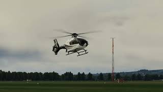 XPlane 12 HSF amp RotorSim Eurocopter EC135 or Airbus H135 Landing [upl. by Hiasi595]