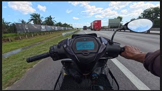 Morning Ride Yamaha Lc 135 V8 To Penang Insta 360 Ace Pro POV [upl. by Pimbley]