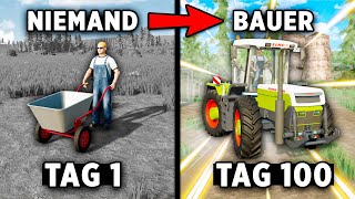 Ich überlebe 100 Tage LandwirtschaftsSimulator auf Niemandsland Film [upl. by Cherlyn252]