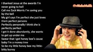 Justin Bieber Freestyle Rap 2011 LYRICS [upl. by Dorkas]