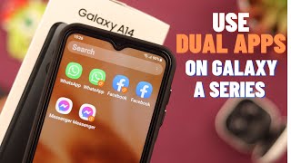 Samsung A14 5G How to Use DUAL Apps On Galaxy Enable Dual Apps [upl. by Dorahs]