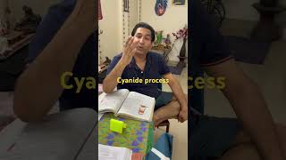 Cyanide Process  CK Sir  Chemistry  Shorts [upl. by Warchaw]