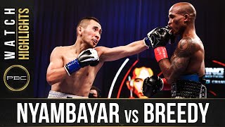 Nyambayar vs Breedy HIGHLIGHTS September 19 2020  PBC on SHOWTIME [upl. by Nodgnal]