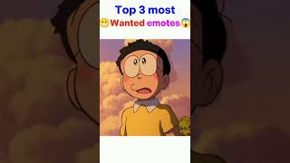 TOP 3 MOST WANTED EMOTES 🥺 freefire shortsfeed trending shorts [upl. by Niraa]