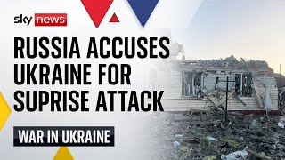 At least 24 injured in surprise Kursk attack Skys Ivor Bennett reports  Ukraine war [upl. by Lietman]