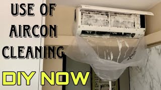 How to use Aircon Bag  Cleaning spray and washing  Step by Step guide  DIY [upl. by Ilka]