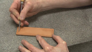 Leathercraft Carving Leather Part 1 With Leather Craftsman and Saddle Maker Bruce Cheaney Tutorial [upl. by Kcirted]