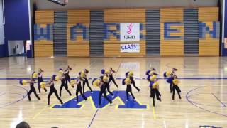 WTHS Varsity Devilettes Pom Routine 2016 [upl. by Peedus]