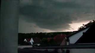 Schweres Gewitter 22052014 Schlüchtern [upl. by Areyk]