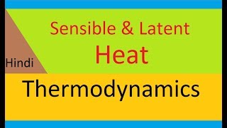 Sensible Heat and Latent Heat Thermodynamics Tutorial in Hindi for GATE [upl. by Lejna561]