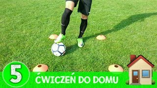 5 piłkarskich ćwiczeń które możesz robić w domu ⚽️🏠 [upl. by Ahseniuq]