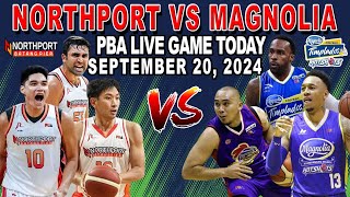 MAGNOLIA HOTSHOTS vs NORTHPORT BATANG PIER PBA Live Game Today  September 20 2024  2k24 [upl. by Marston67]