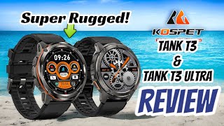 The Ultimate RUGGED and Affordable smartwatches in 2024  KOSPET TANK T3 ULTRA and KOSPET TANK T3 [upl. by Ahael]