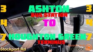 347  Ashton  Haughton Green  Outbound [upl. by Lelith]