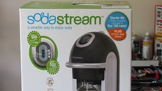 SodaStream Fizz Model FZ9001  Unboxing Assembly and Demonstration [upl. by Metcalf]