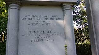 René Angélil Gravesite Montreal [upl. by Aeniah277]