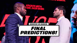 Filip Hrgovic vs Daniel Dubois  FINAL PREDICTIONS  Warren vs Hearn 5vs5 [upl. by Airdnaz317]