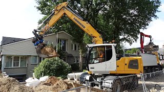 Earthmoving  Liebherr  Schimmel Overberg  2018 [upl. by Elleirad]