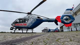 I visited the Police of RheinlandPfalz helicopter unit at Winningen EDRK by Koblenz [upl. by Aedni]