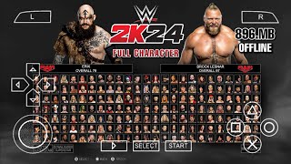 Game WWE 2K24 PPSSPP Android Offline Graphics HD Full Character  Game Smackdown PPSSPP Gameplay [upl. by Grani]