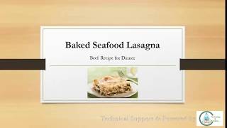 Baked Seafood Lasagna  Special Beef Recipe for Dinner [upl. by Aihpledalihp230]