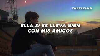 Lasso Sebastian Yatra  Ojos Marrones Remix  LetraLyrics  ella si se lleva bien con mis amigos [upl. by Arretahs]