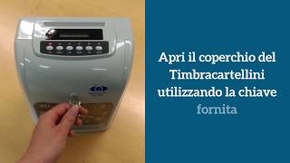 2 QC500E Timbracartellini Italiano  Istruzioni per modificare l’orario [upl. by Boar]