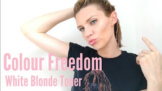 Colour Freedom White Blonde Toner [upl. by Colis]