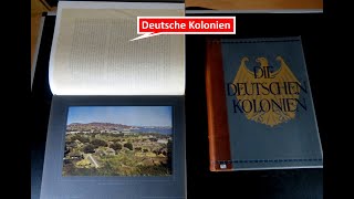 Altes Buch Sammeln und Geschichte Die Deutschen Kolonien Band 2 [upl. by Lehte]