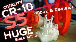 ✔ CREALITY CR10 S5 Unbox amp Review  HUGE BUILD SIZE [upl. by Tirrell]