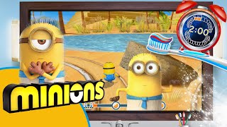 New Minions Egyptian rush 2 Minute toothbrush timer with Music [upl. by Adrien]