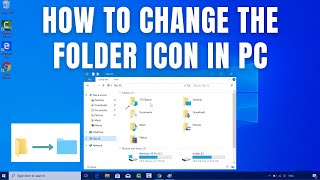 How to Change the Default Icons in Windows 10  11 PC  How To Change The Folder Icon In PC [upl. by Stanton]