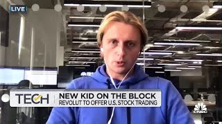 Revolut CEO on newlyoffered US stock trading platform [upl. by Aidnama]